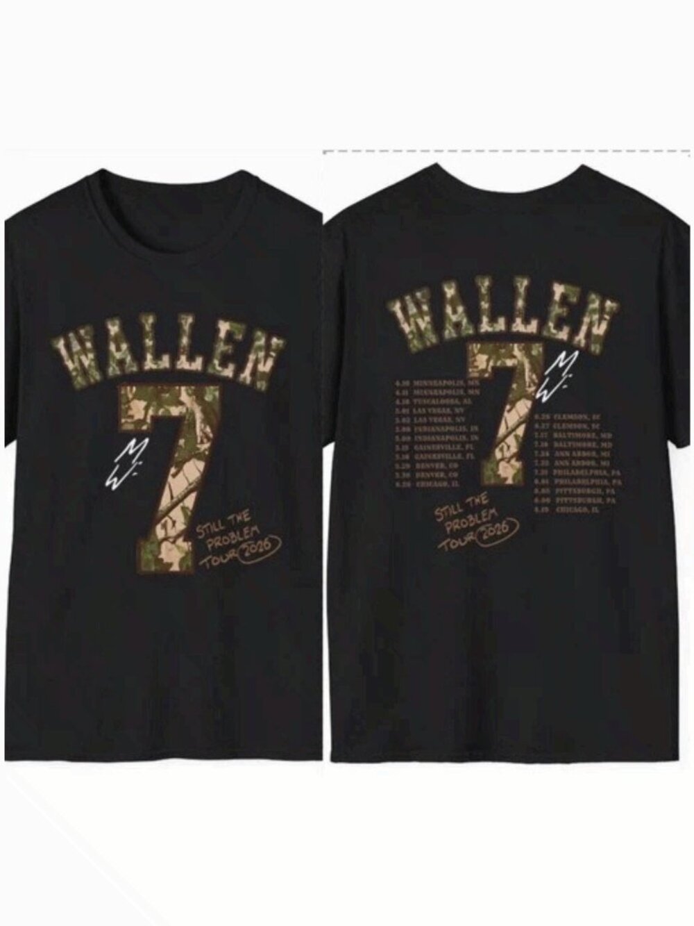 Morgan Wallen Still The Problem Tour 2026 Graphic T-Shirt